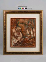 藏品(皮革藝術創作-瑁瑁．瑪邵(1997)《祖母的晚餐》)的圖片